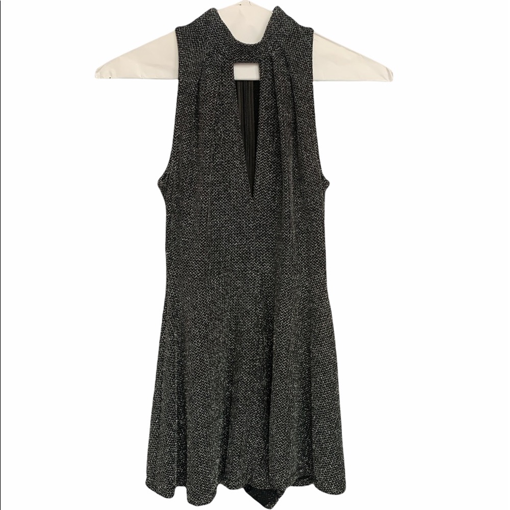 TOPSHOP Chainmail Sparkly Romper, Petite